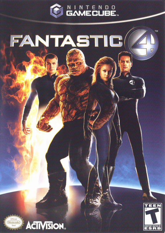 Fantastic 4 box art for Xbox